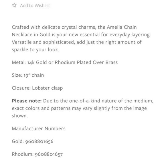 Kendra Scott Amelia Rhodium Brass Silver Tone Necklace 19" NEW w BOX - Picture 4 of 11